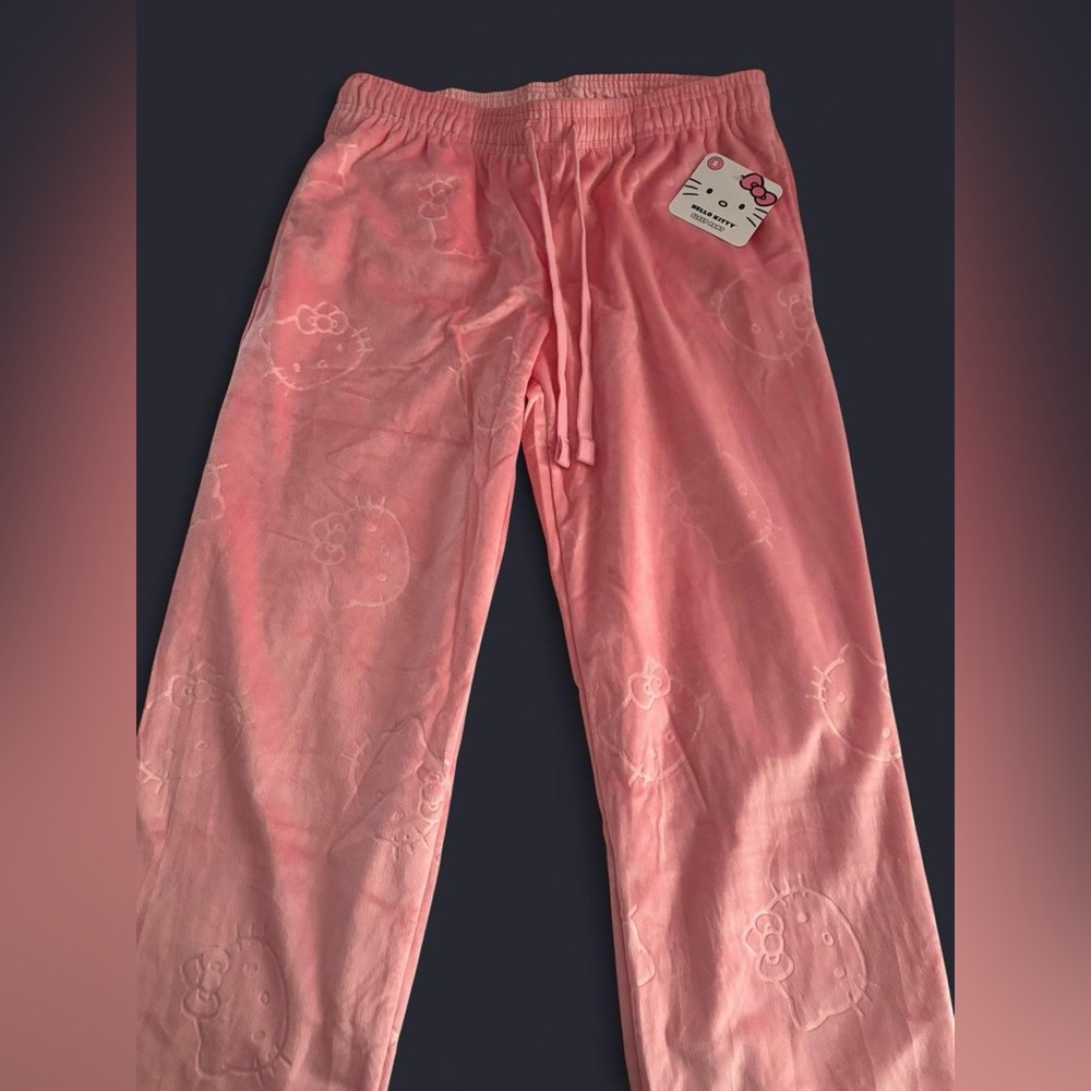 Hello Kitty Soft Pink Pajama Bottoms for Kids